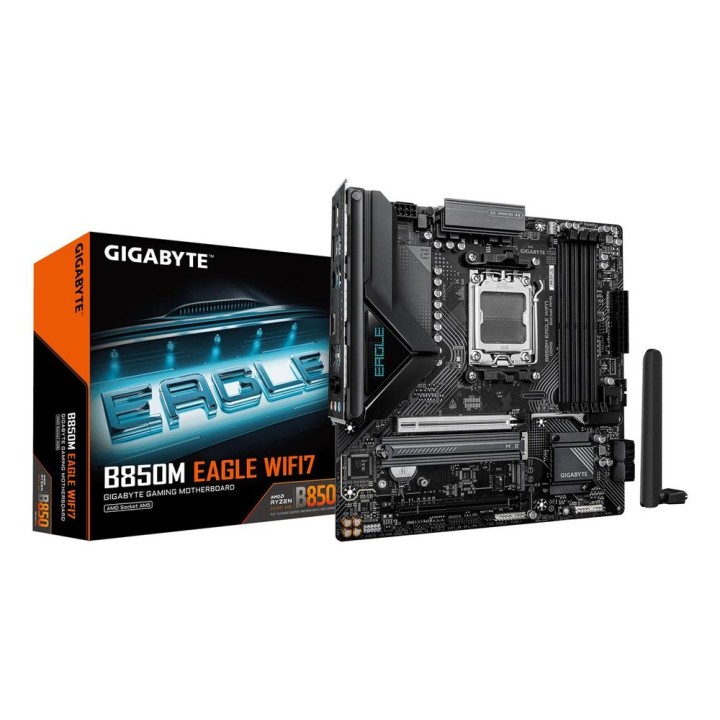 Placa base gigabyte b850m eagle wifi7 am5 matx - 4x ddr5