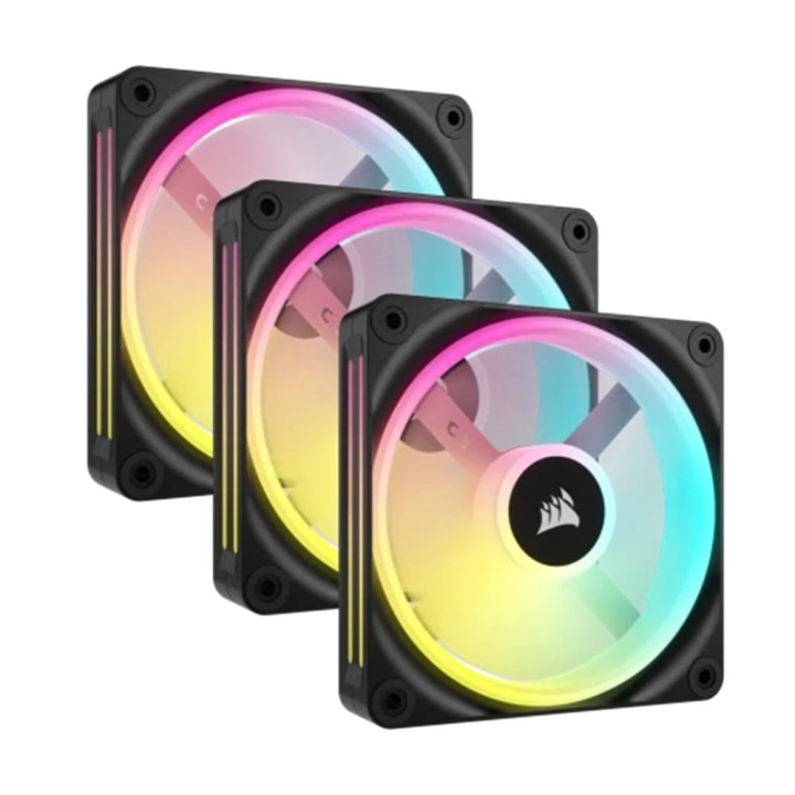 Ventilador caja corsair air co - 9051002 - ww gaming rgb 3x 120mm negro