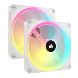 Ventilador caja corsair co - 9051008 - ww gaming rgb 2x 140mm blanco