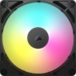 Ventilador caja corsair rs140 gaming argb 2x 140mm negro