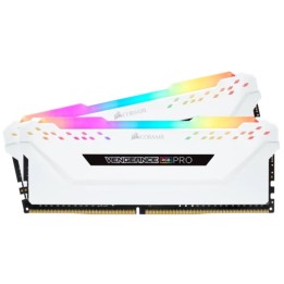 Memoria ram ddr4 16gb 2x8gb corsair vengeance rgb pro 3200mhz cl16 blanca