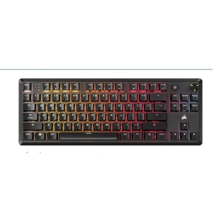 Teclado gaming corsair k70 core tkl rgb negro portugues