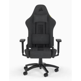 Silla gaming corsair tc100 relaxed fabric gris - negra