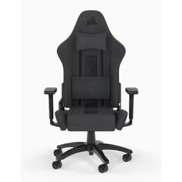 Silla gaming corsair tc100 relaxed fabric gris - negra