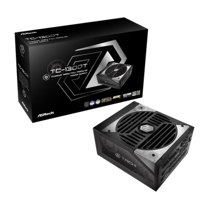 Fuente alimentacion asrock taichi tc - 1300t gaming atx 1300w negra