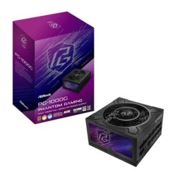Fuente alimentacion asrock phantom gaming pg - 1000g atx 1000w negra