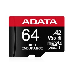 Tarjeta memoria micro sd adata high endurance 64gb cl10