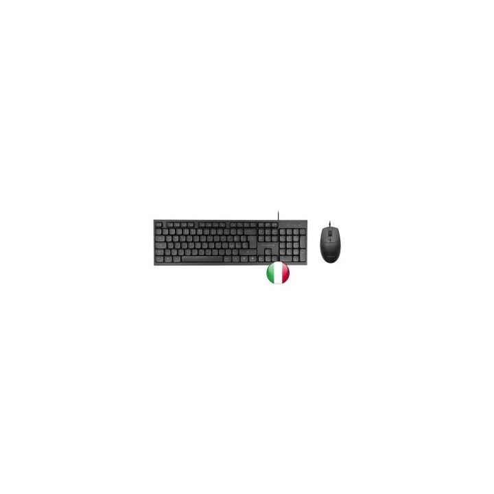Teclado + raton tacens anima acp02es negro italiano