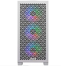 Caja ordenador gaming cooler master elite 302 matx argb cristal templado blanca