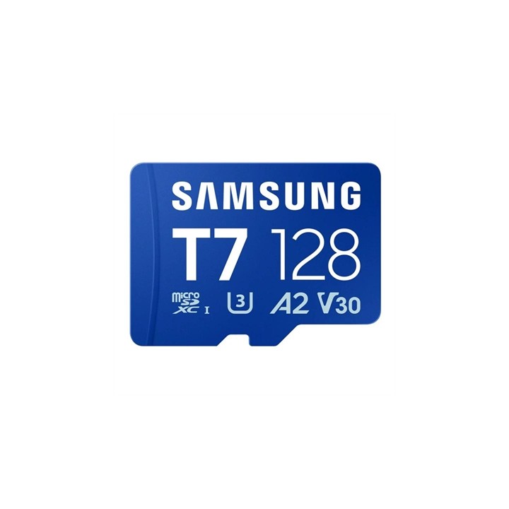 Tarjeta memoria micro sd samsung 128gb sdxc t7 clase10 u3 v30 a2