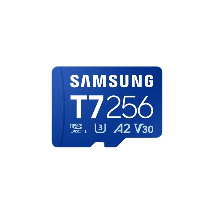 Tarjeta memoria micro sd samsung 256gb sdxc t7 clase10 u3 v30 a2