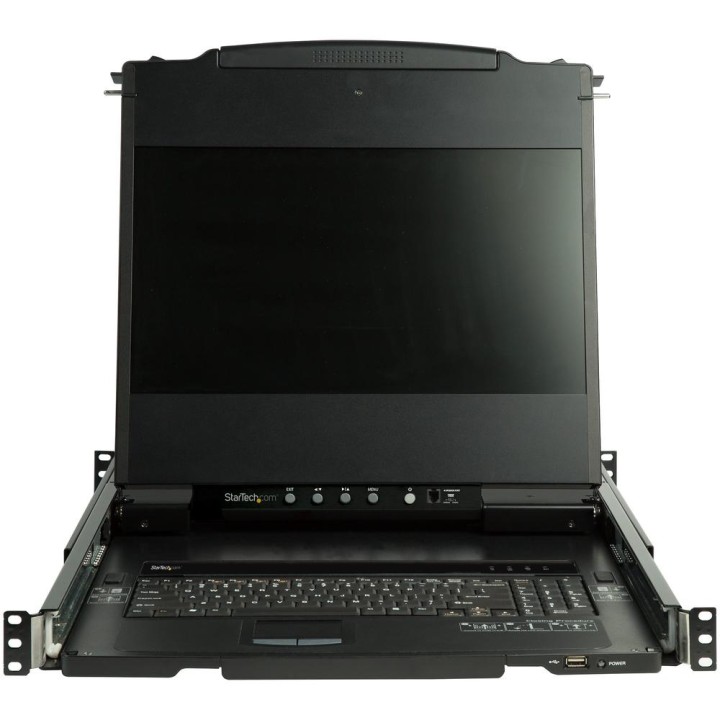 Consola kvm startech de montaje en rack de servidores 17 pulgadas