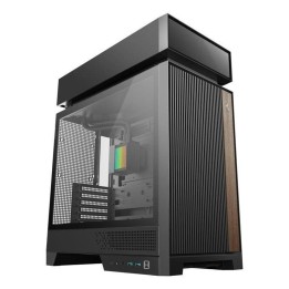 Caja ordenador gaming deepcool cl6600 wh atx rgb cristal templado negra y madera