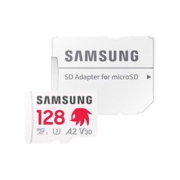Tarjeta memoria micro sd samsung 128gb sonic pro plus clase 10 u3 v30 a2 + adaptador sd