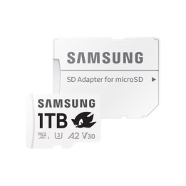 Tarjeta memoria micro sd samsung 1tb sonic pro plus clase 10 u3 v30 a2 + adaptador sd