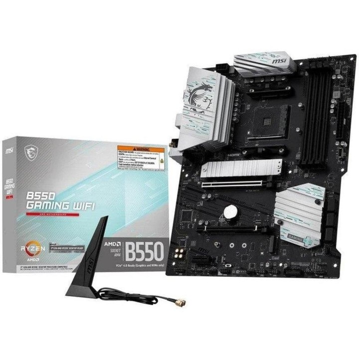 Placa base msi b550 gaming wifi6e am4 atx - 4x ddr4