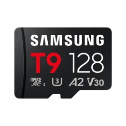 Tarjeta memoria micro sd samsung 128gb sdxc t9 clase10 u3 v30 a2