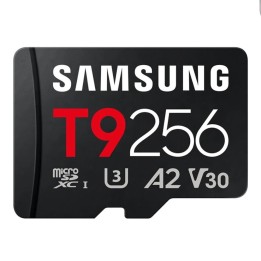 Tarjeta memoria micro sd samsung 256gb sdxc t9 clase10 u3 v30 a2