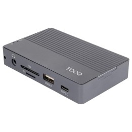 Carcasa disco duro tooq tqe - 2242g para ssd m.2 + hub 11 en 1