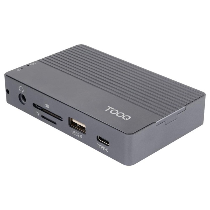 Carcasa disco duro tooq tqe - 2242g para ssd m.2 + hub 11 en 1