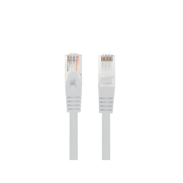 Cable red lanberg latiguillo cat.6 utp 0.5m gris fluke passed
