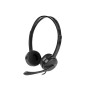 Auriculares natec canary con microfono negros