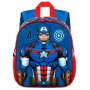 Mochila 3D First Capitan America Marvel 31cm