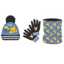 Conjunto gorro guantes braga cuello Pokemon