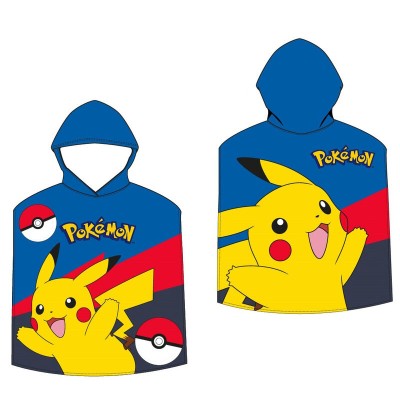 Poncho toalla Pokemon microfibra