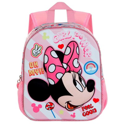 Mochila 3D Power Minnie Disney 31cm