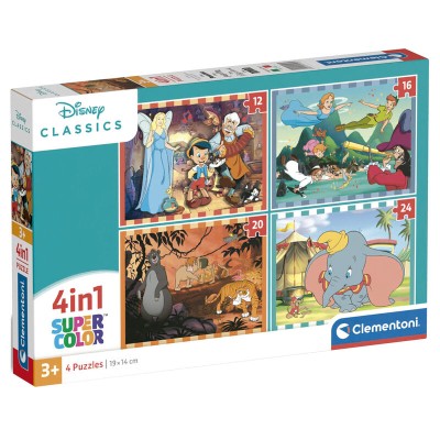 Puzzle Classic Disney 12-16-20-24pzs