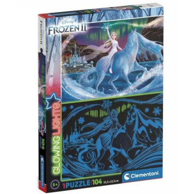 Puzzle glowing Frozen 2 Disney 104pzs