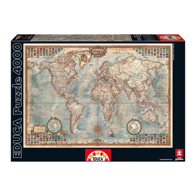 Puzzle El Mundo Mapa Politico 4000pzs