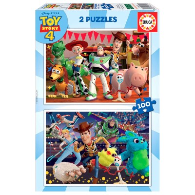 Puzzle Toy Story 4 Disney 2x100pzs