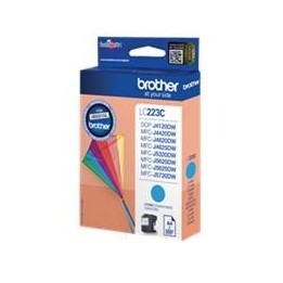 Cartucho tinta brother lc223cbp cian 550