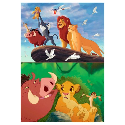 Puzzle El Rey Leon Disney 2x48pzs