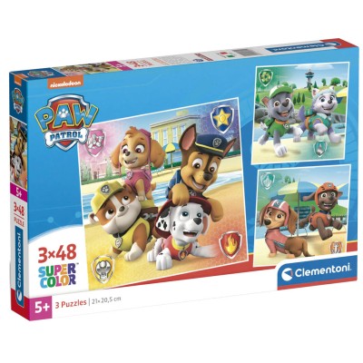 Puzzle Patrulla Canina Paw Patrol 3x48pzs