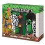 Sandwichera + cantimplora aluminio Minecraft 500ml