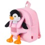 Mochila reversible + peluche Peggie Pinguino 27cm