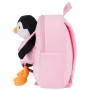 Mochila reversible + peluche Peggie Pinguino 27cm