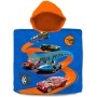 Poncho toalla Hot Wheels algodon