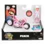 Vehiculo + figura Super Mario Bros La Pelicula Mario Kart 6cm surtido