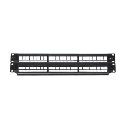 Phoenix patch panel vacio para rack de 48 puertos categoria 6 1u