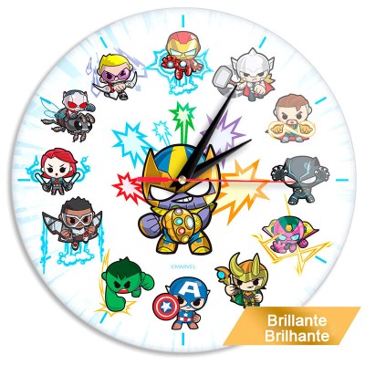 Reloj pared Avengers Marvel