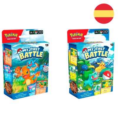 Baraja juego cartas coleccionables Mi primer combate Pokemon Español surtido