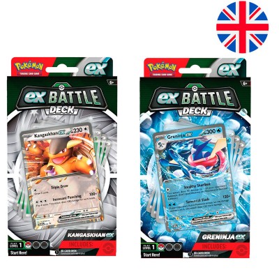 Baraja juego cartas coleccionables Battle Deck Pokemon surtido ingles