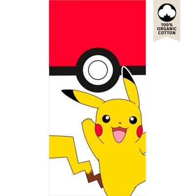 Toalla Pikachu Pokeball Pokemon algodon