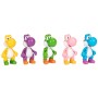 Blister 5 figuras Yoshi Super Mario Bros 6,5cm