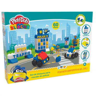 Set de bloques para rescate de policia Play-Doh