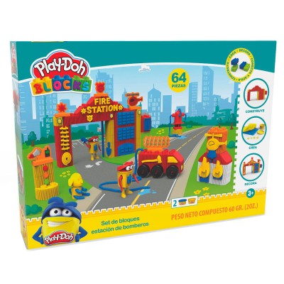 Set de bloques estacion de bomberos Play-Doh